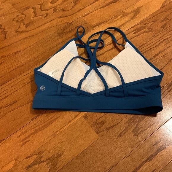 Sports bra large color blue green NWOT - Picture 2 of 8